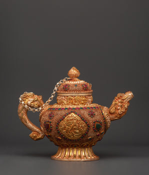Gemstone Embellished Tea Pot