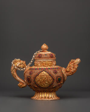 Gemstone Embellished Tea Pot