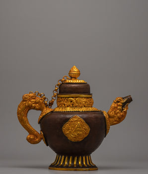 Tibetan Buddhist Tea Pot
