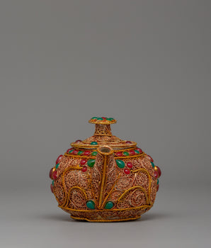 Tibetan Gold-Plated Teapot 