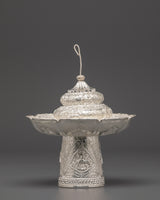Himalayan ritual tea cup with lid