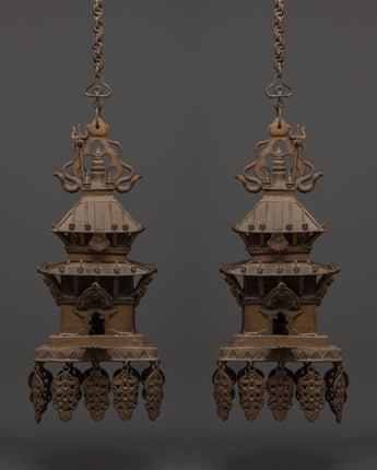 Brass Temple Set