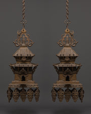 Brass Temple Set