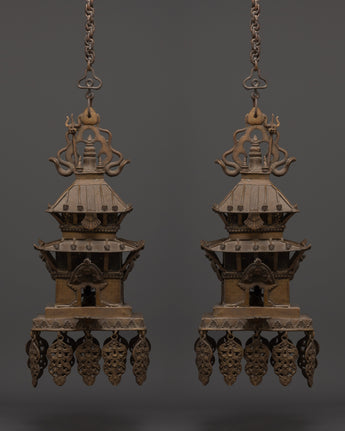 Brass Temple Set