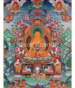 Thangka Painting Of Shakyamuni Buddha