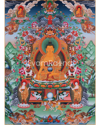 Thangka Painting Of Shakyamuni Buddha