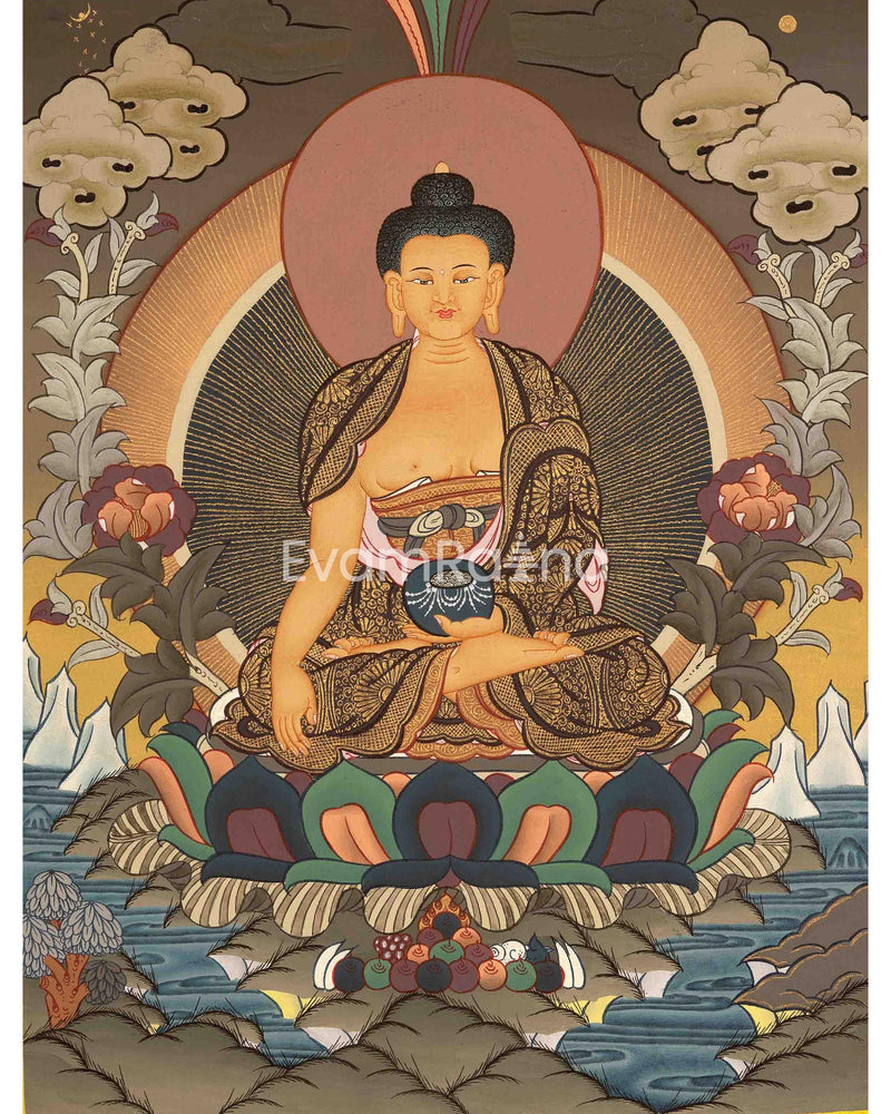 Shakyamuni Buddha Thangka | Buddhist Altar |