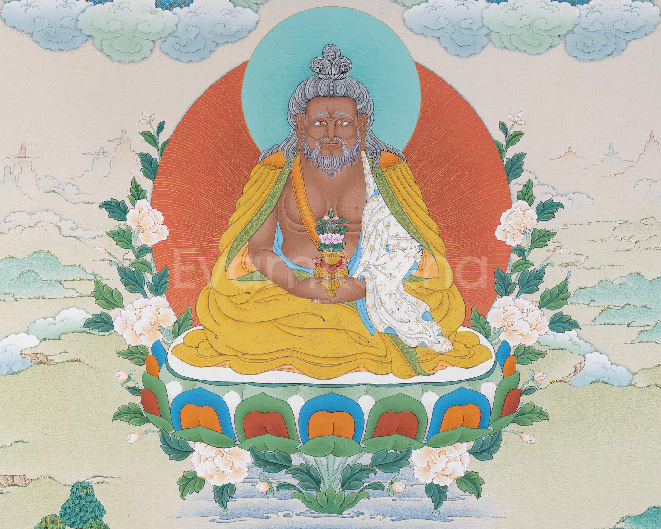 Thangtong Gyalpo Thangka Print