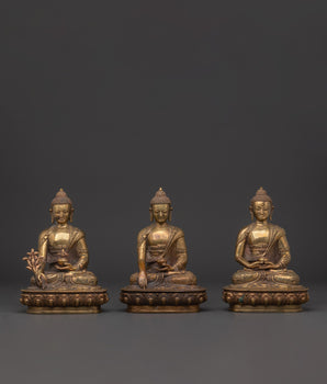 Tibetan Three Buddha set