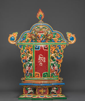 Traditional Buddhist Throne for Statue