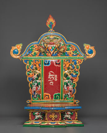 Traditional Buddhist Throne for Statue