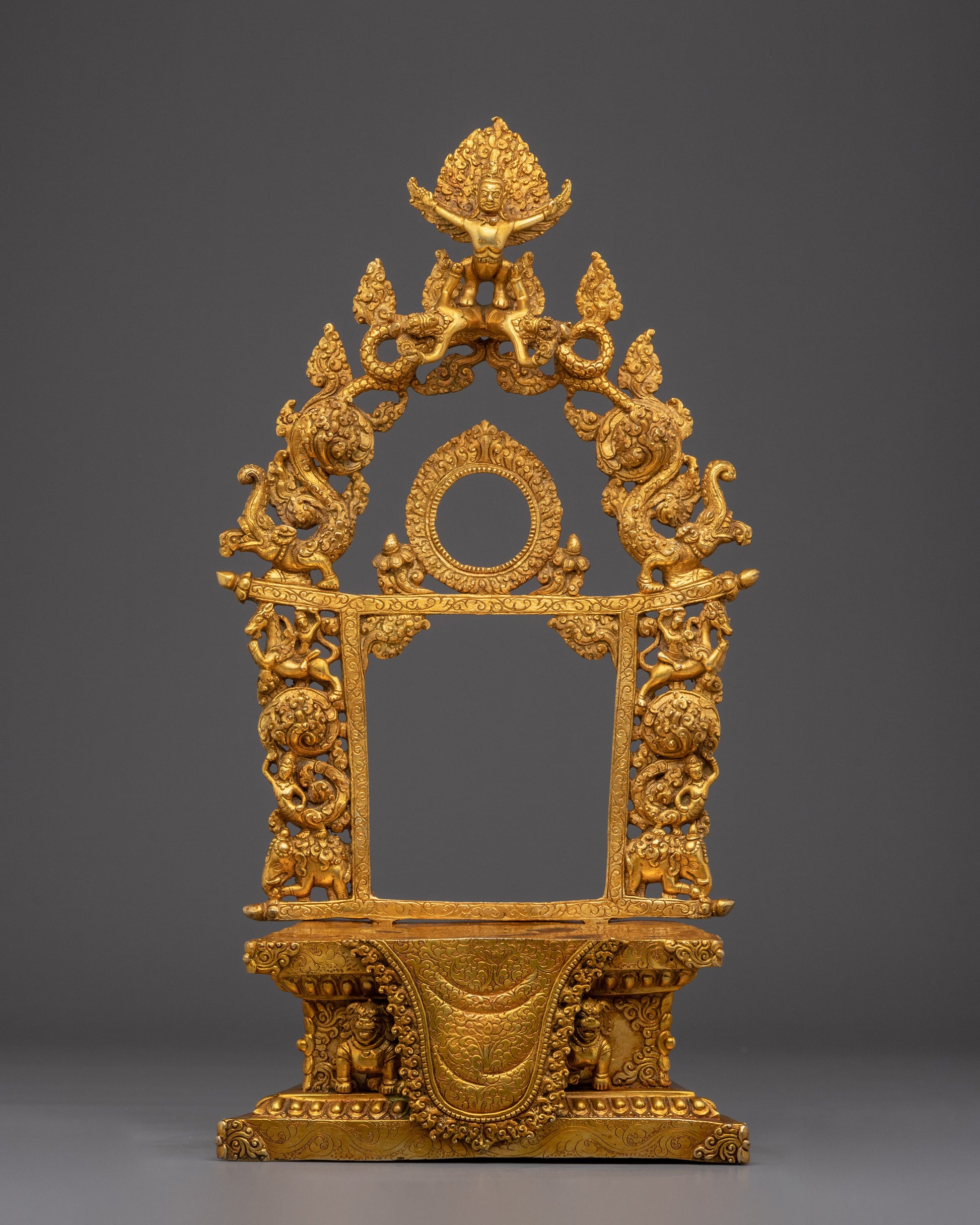 gold-plated-throne-for-deity-statue