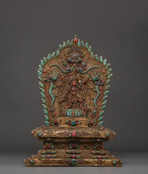 Vajrayogini Engraved Tibetan Throne