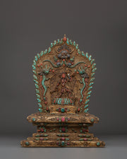 Vajrayogini Engraved Tibetan Throne
