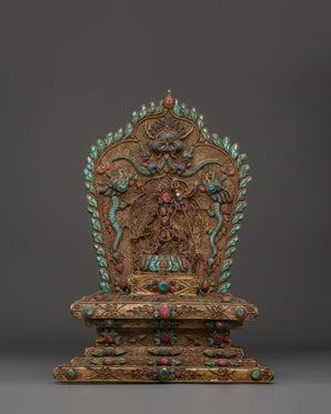 Vajrayogini Engraved Tibetan Throne