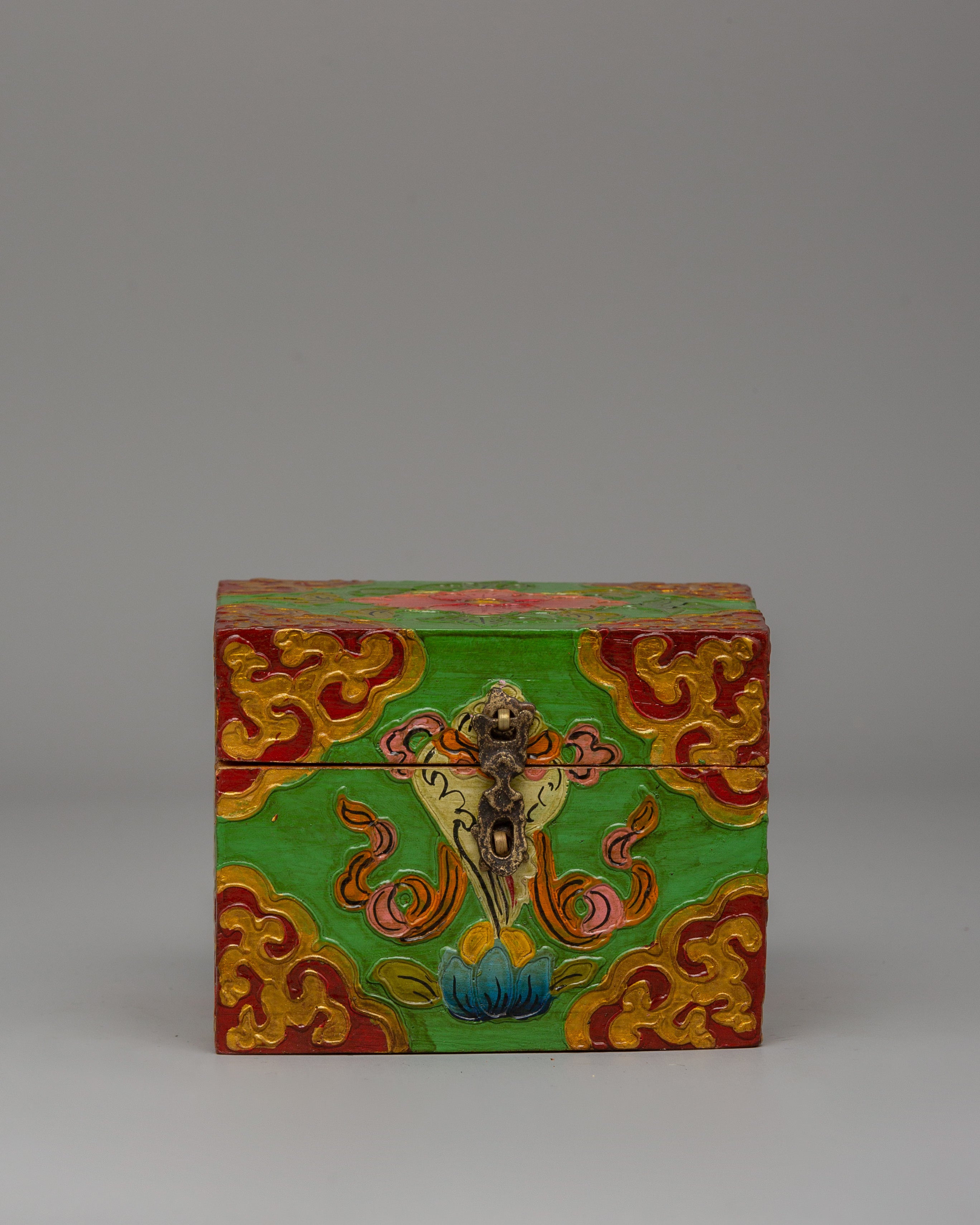 Altar Tibetan Box | Sacred Storage for Ritual Essentials – Evamratna