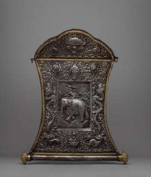 Tibetan Animal Metal Thangka