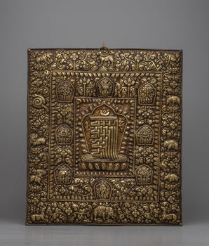 Kalachakra Brass Wall Hanging