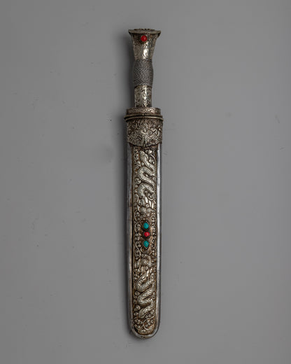 Decorative Tibetan Knife 