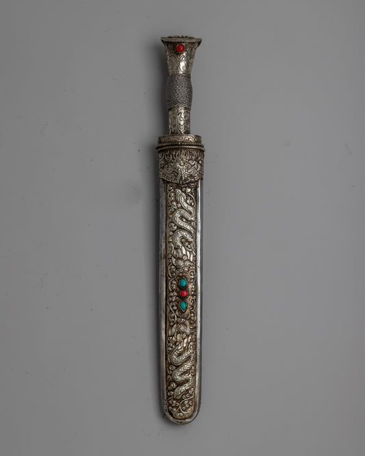 Decorative Tibetan Knife 