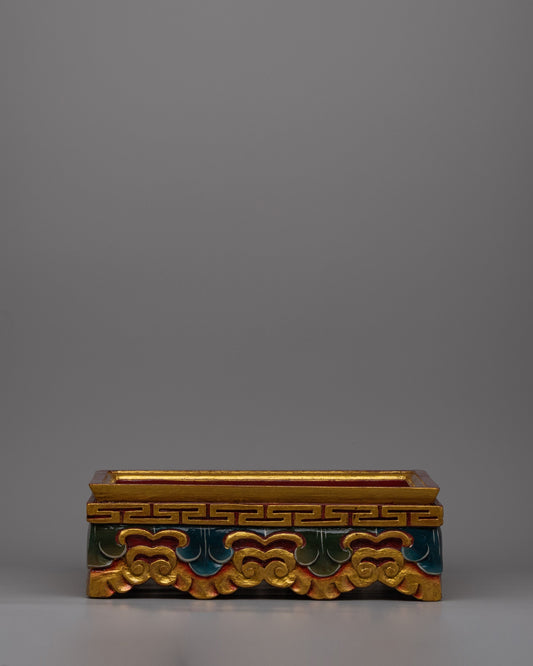 Tibetan Wooden Offering Tray