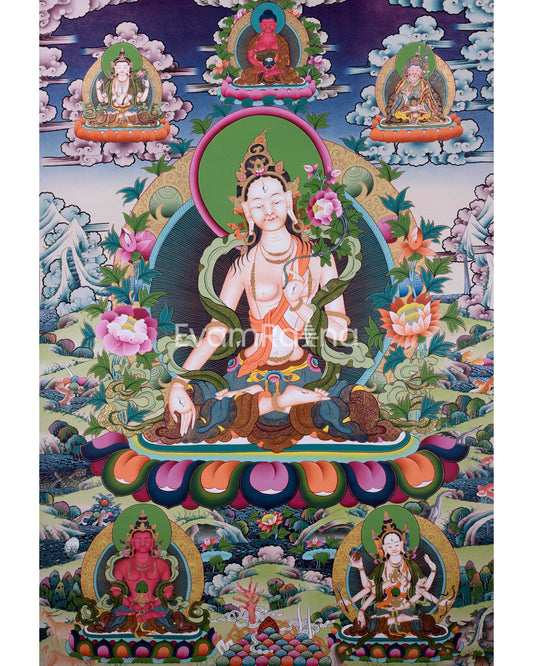 White Tara Thangka