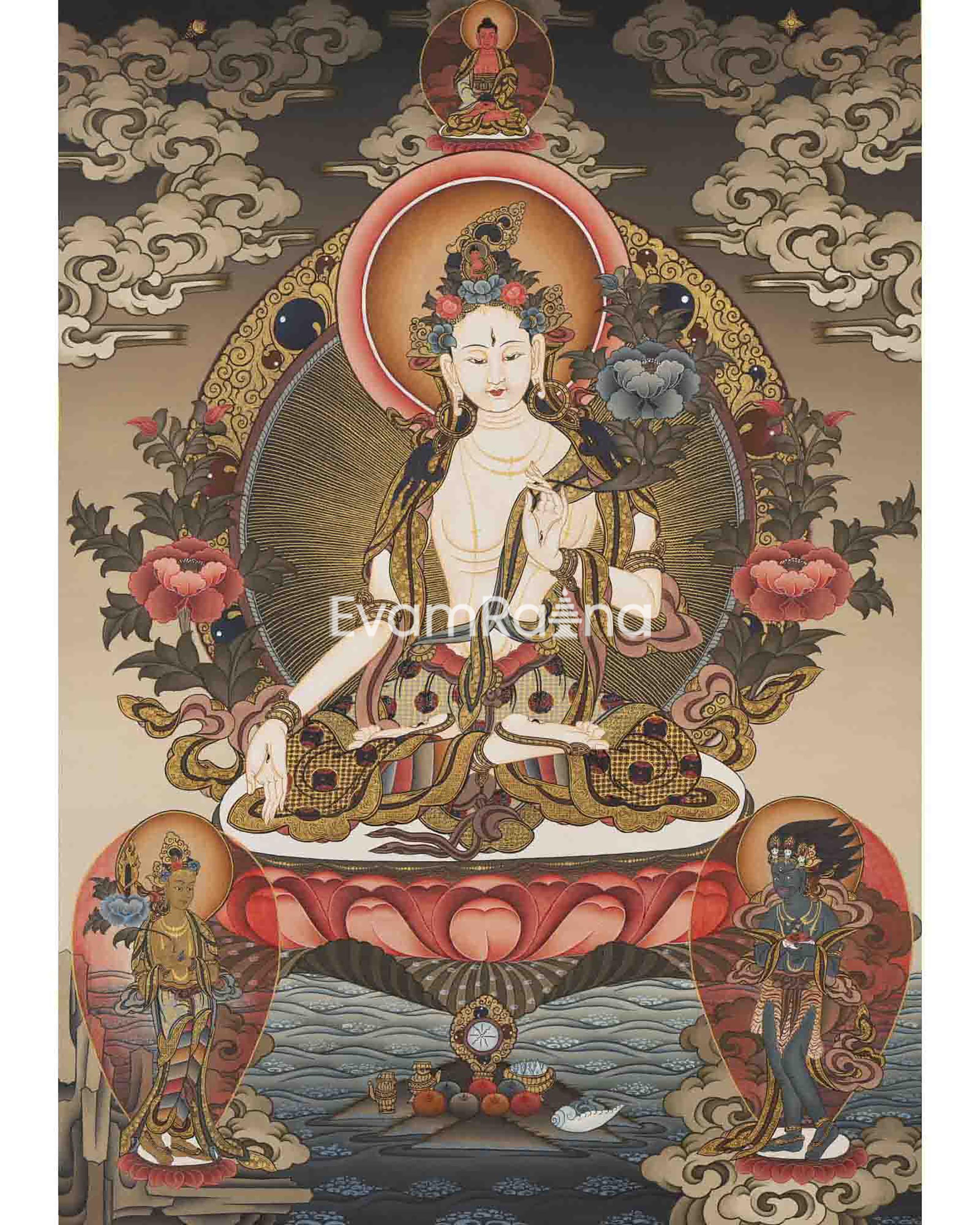 White Tara Thanka