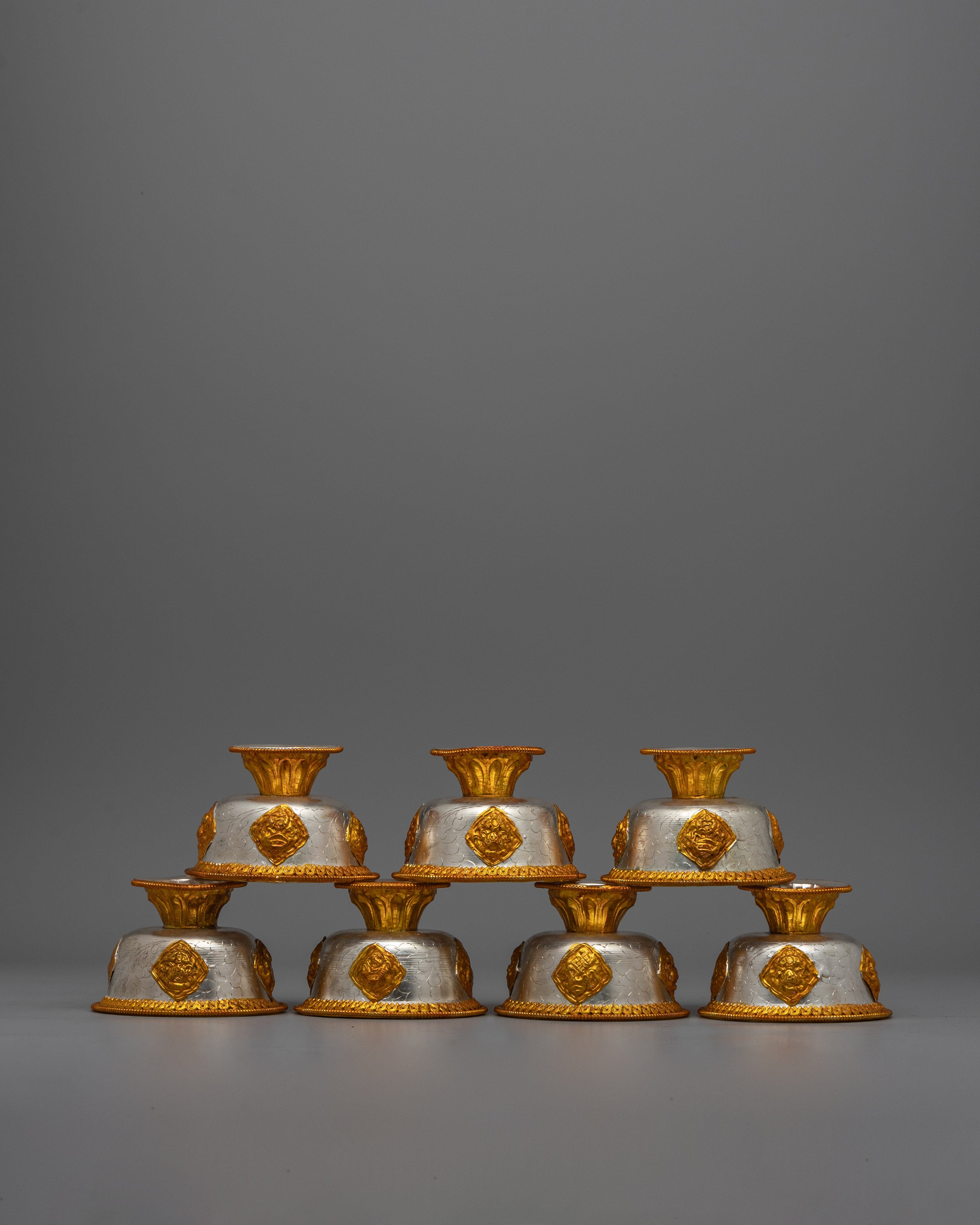 Tibetan Offering Bowl Set&nbsp;