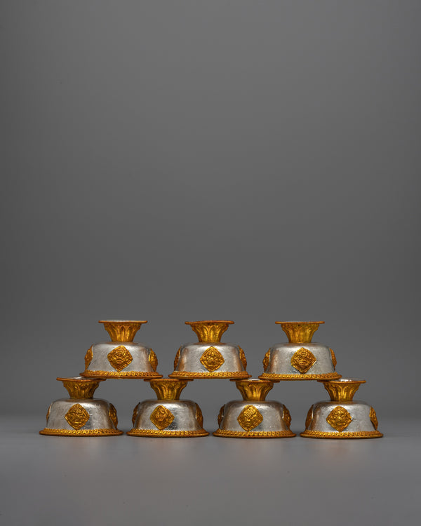 Tibetan Offering Bowl Set&nbsp;