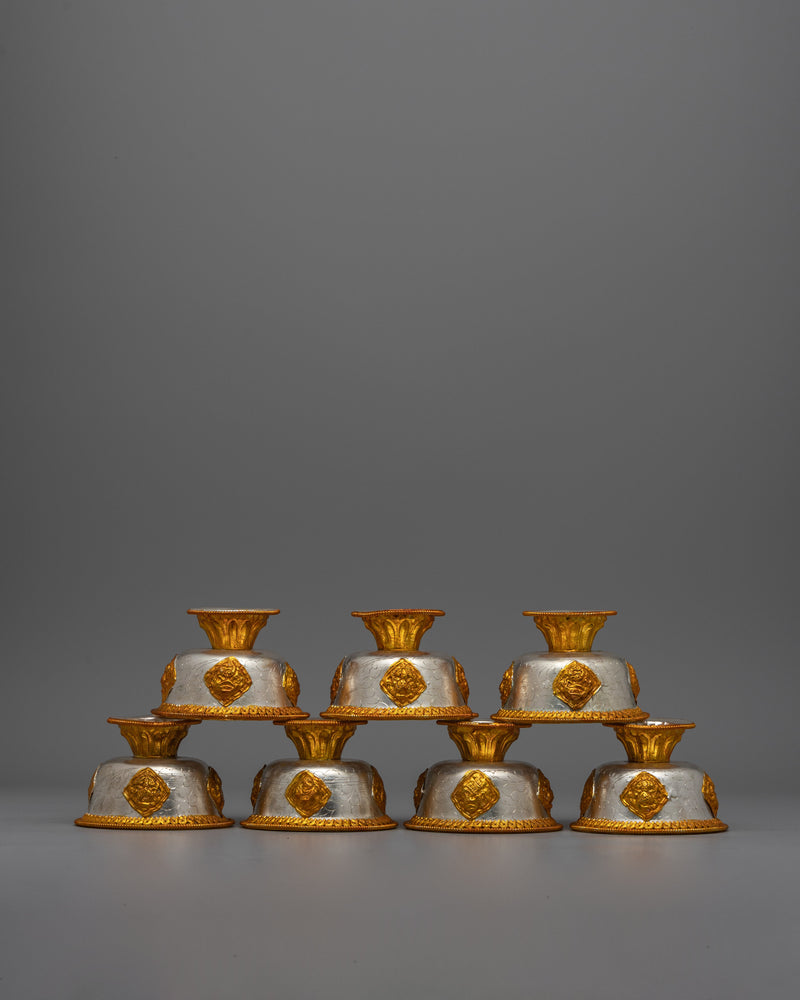 Tibetan Offering Bowl Set&nbsp;