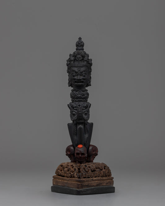  Tibetan Phurba Dragger with Stand