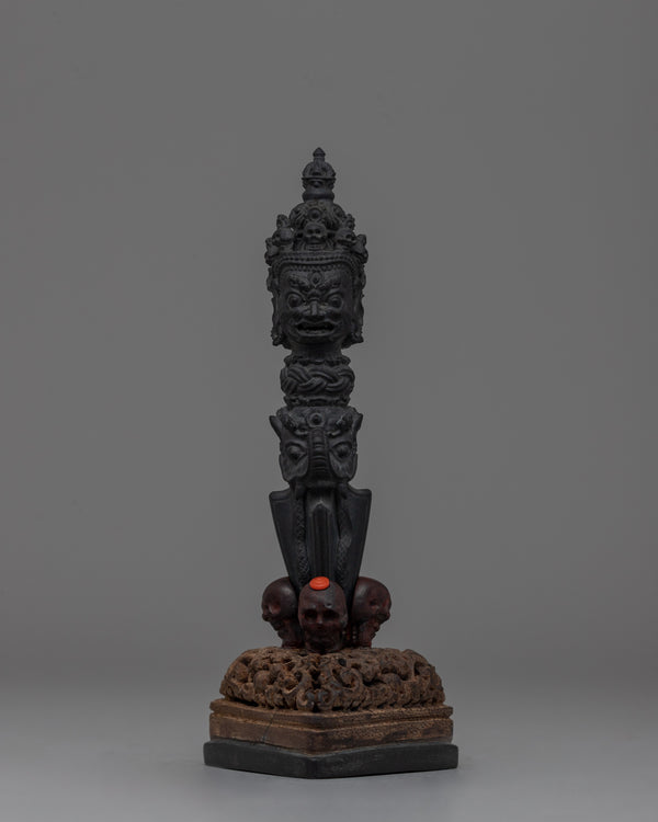  Tibetan Phurba Dragger with Stand