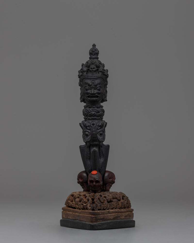  Tibetan Phurba Dragger with Stand