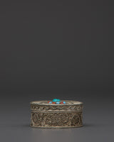 White Metal Tika Box