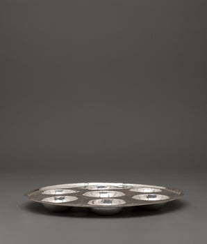Handcrafted Silver Tika Thali 