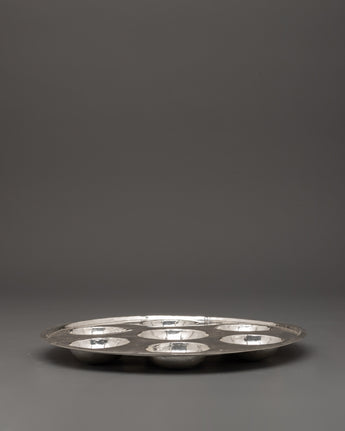 Handcrafted Silver Tika Thali 