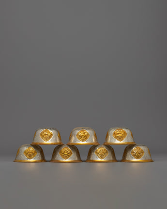 Sacred Tibetan Offering Bowl Set