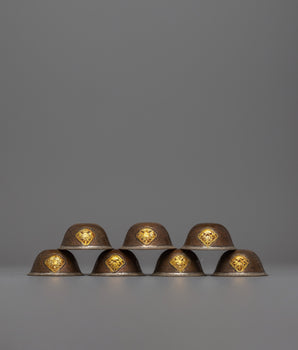 Copper Water Offering Bowls Set