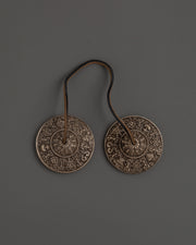 Traditional Ceremonial Tingsha | Handcrafted Copper Tibetan Cymbals