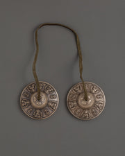 Buddhist Ritual Items Tingsha | Handcrafted Bronze Tibetan Cymbals