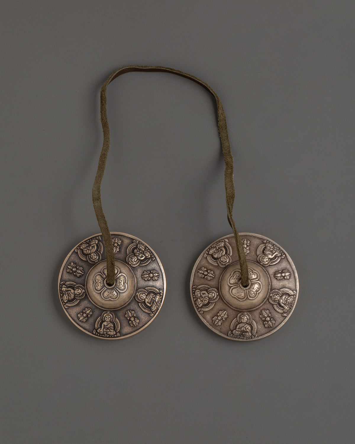 Buddhist Ritual Items Tingsha | Handcrafted Bronze Tibetan Cymbals