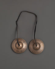 Tibetan Prayer Tingsha Cymbals | Traditional Brass Meditation Instrument