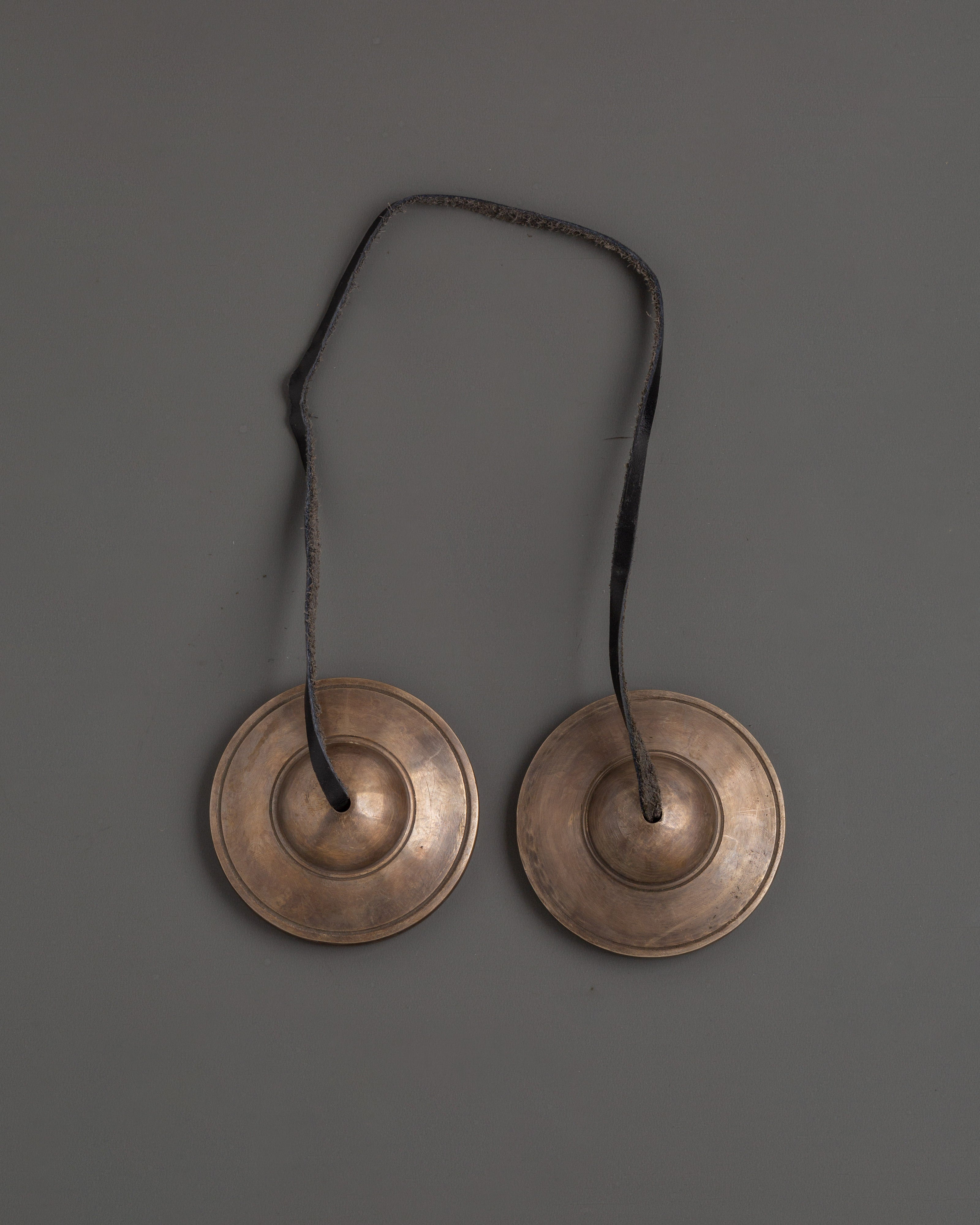 Tibetan Prayer Tingsha Cymbals | Traditional Brass Meditation Instrument