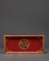 Handcrafted Tibetan Wooden Tray