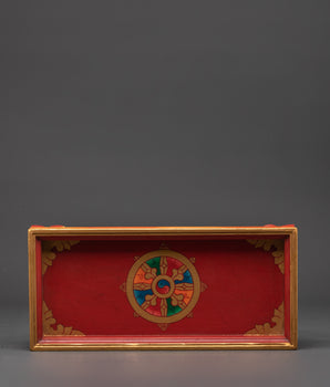 Handcrafted Tibetan Wooden Tray