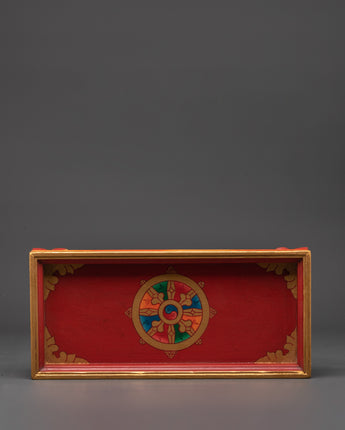 Handcrafted Tibetan Wooden Tray