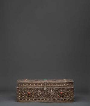 Pure Silver Treasure Box for Home Decor