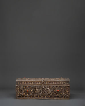 Pure Silver Treasure Box for Home Decor