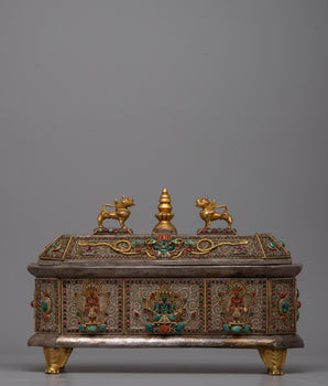 Silver Storage Box | Unique and Artistic Container for Storing Your Beloved Items