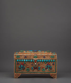 Handcrafted Sacred Tibetan Treasure Box